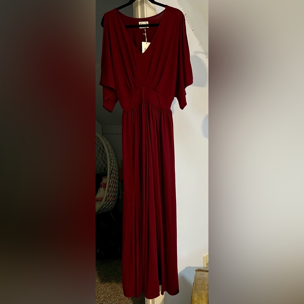 joyfolie everleigh dress plum NWT - L